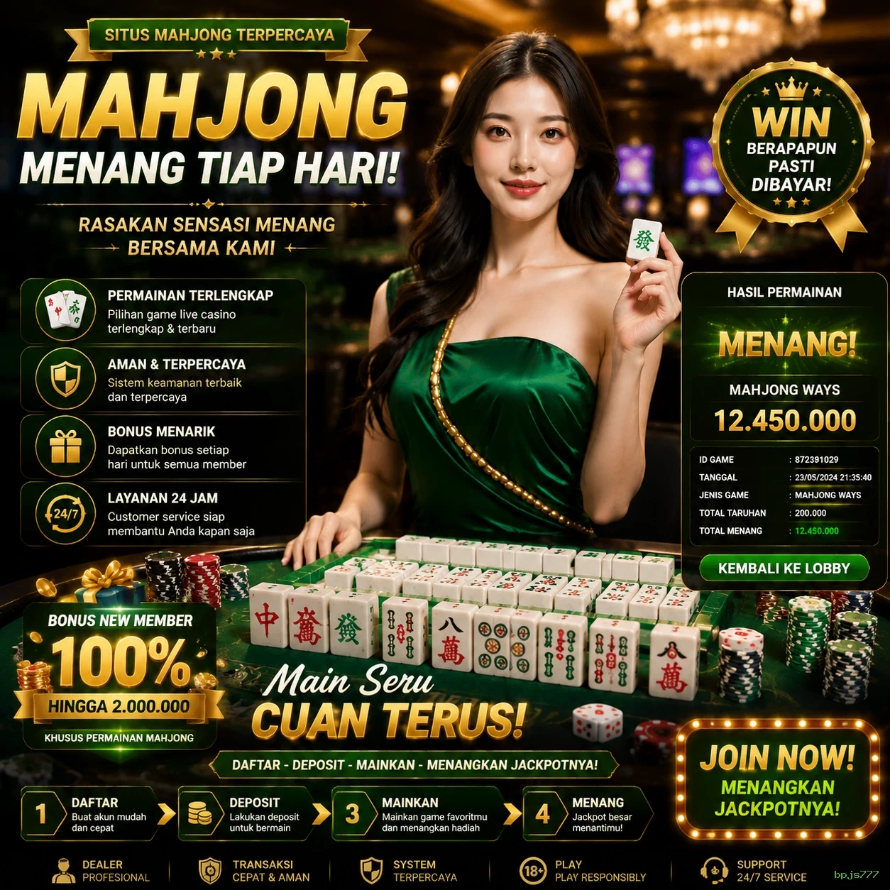 bpjs777 Tutorial Pemain